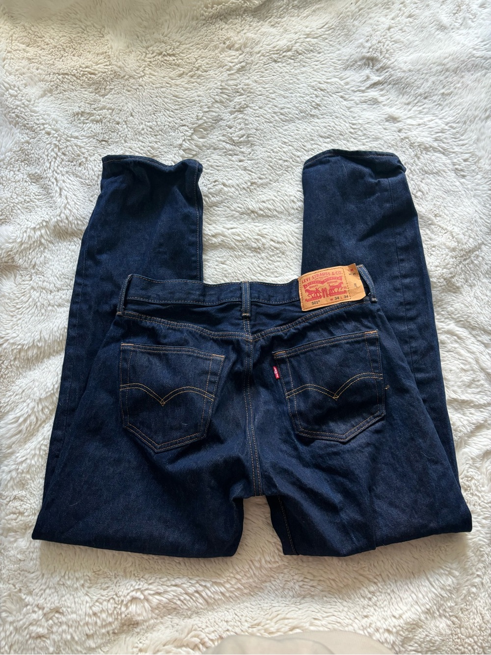 Levi's 501 Men’s Dark Blue Slim Fit Jeans
